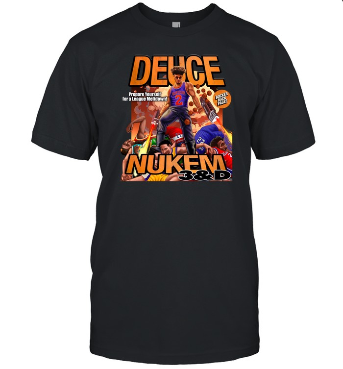 Deuce Nukem 3 & D T-Shirt, Hoodie, Tank Top, Sweater And Long Sleeve T-Shirt-Unisex T-Shirt
