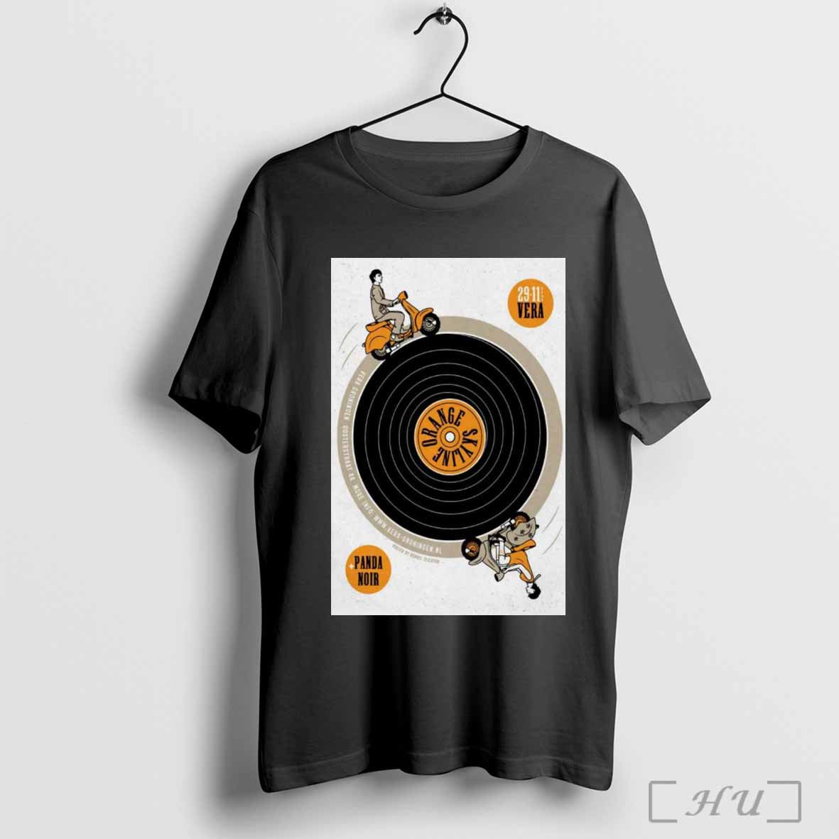 Poster Orange Skyline Vera in Groningen Netherlands Nov 29 2024 Tour T-shirt