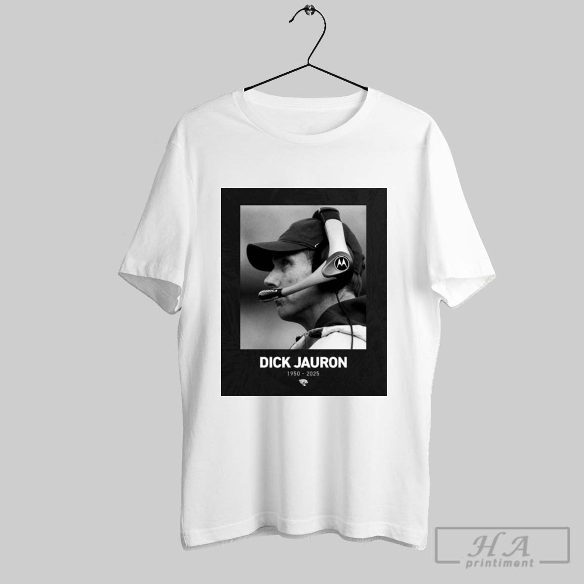 Poster Jacksonville Jaguars Mourn The Passing Of Coach Dick Jauron 1950 2025 T Shirt