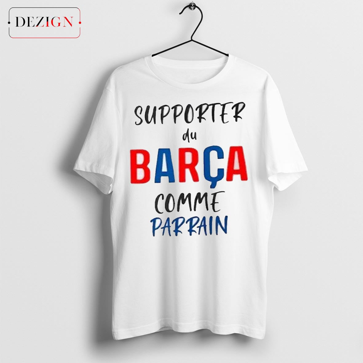 Supporter of BARÇA Like Dad Shirt – Personalized Baby Bodysuit or Unisex Tee