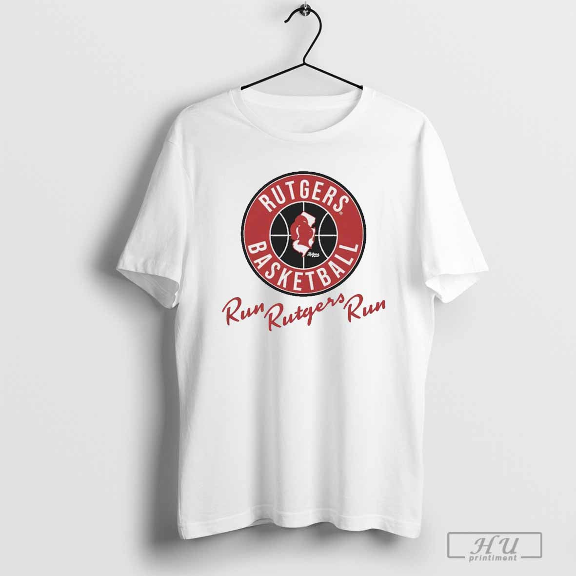 Run Rutgers Run Basketball Vintage T-shirt