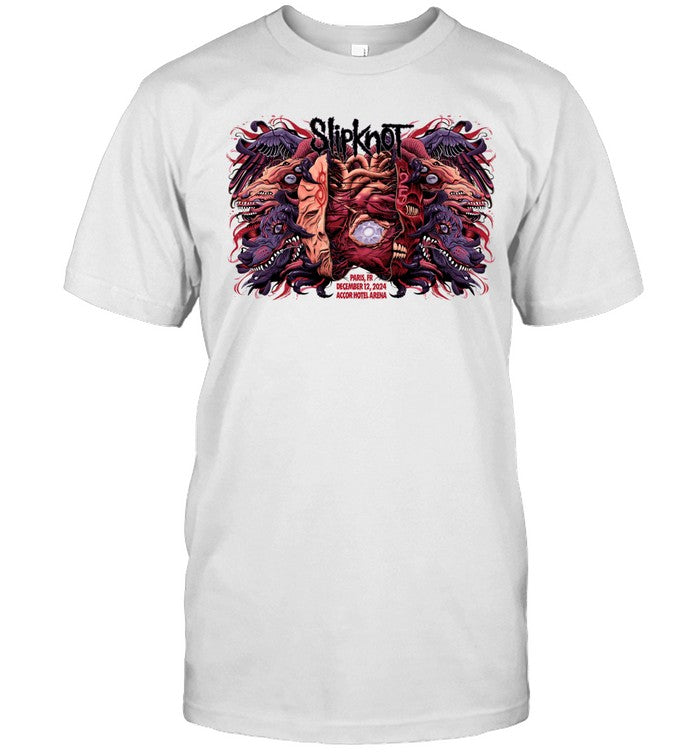 Slipknot Accor Hotel Arena Paris FR December 12 2024 Concert Shirt
