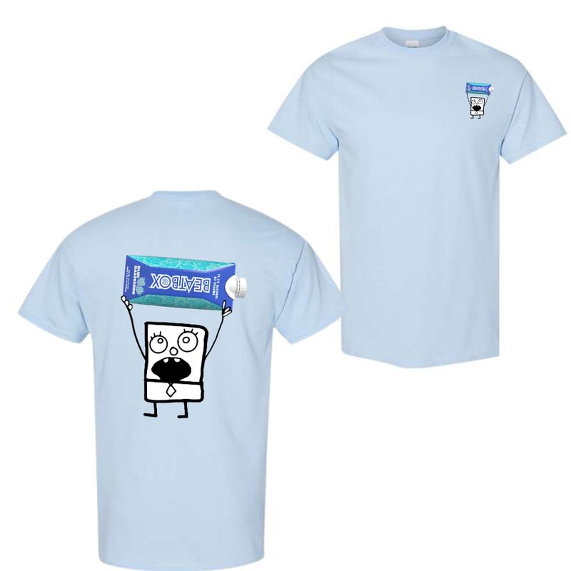 Doodlebob Beatboxe 2 Sided T-Shirt, Funny Drinking T-Shirt, Summer T-Shirt, Full Color T-Shirt, Unisex T-Shirt, For Men, For Women, Gift For All Mensw