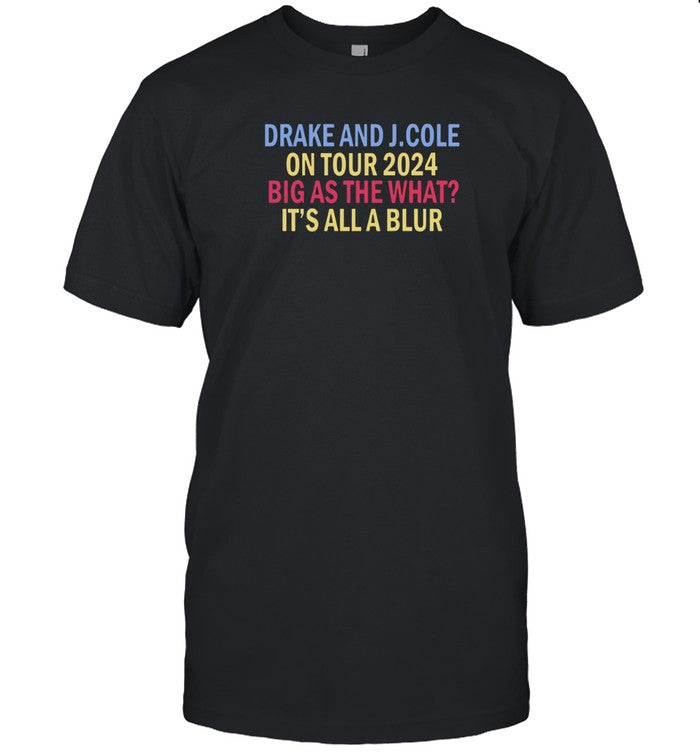 T-Shirts Drake & J.Cole On Tour 2024 Limited