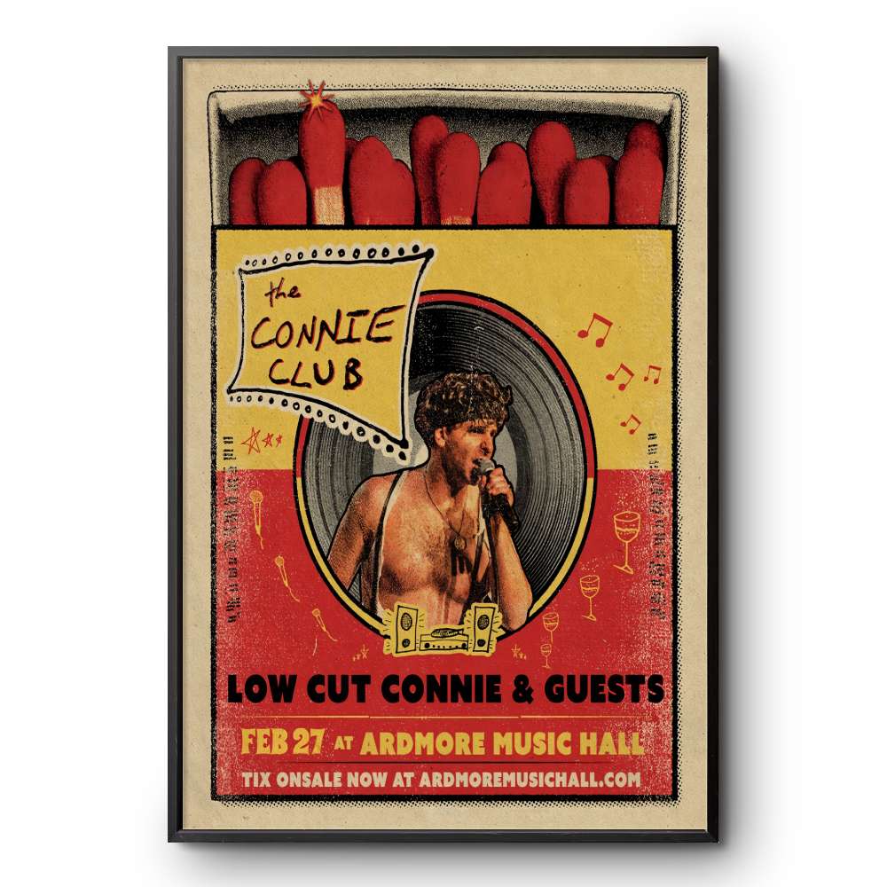 Live On Stage Low Cut Connie Ardmore Music Hall Feb 27, 2025 Poster