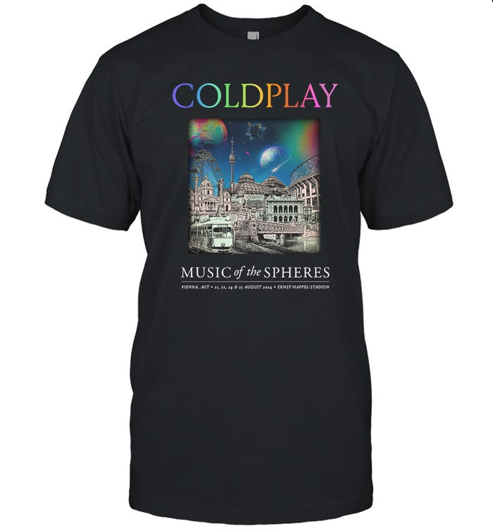 Coldplay Tour 2024 Ernst Happel Stadion Vienna, AUT Shirt