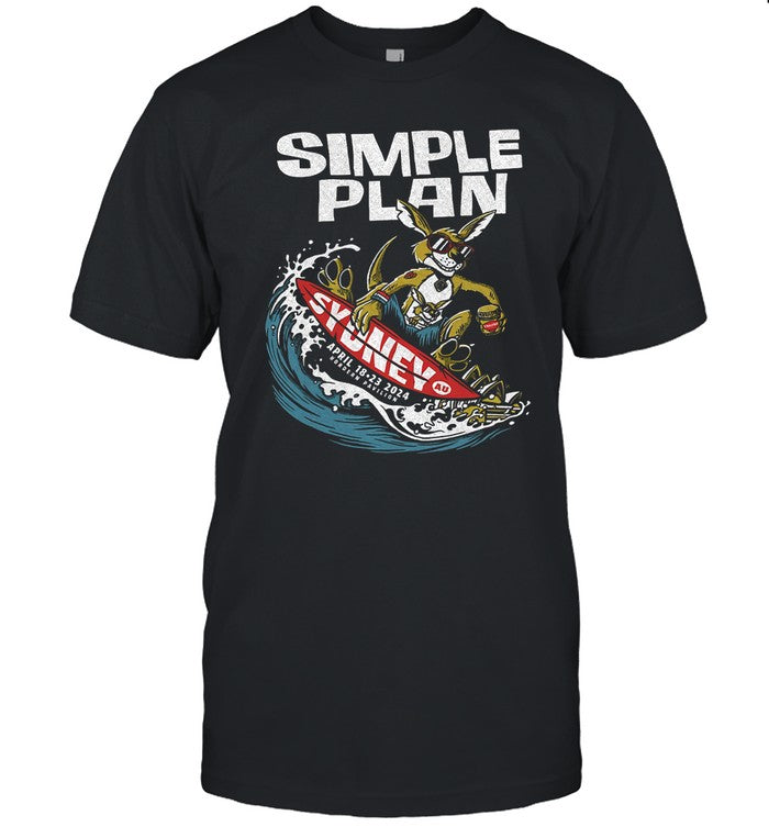 April 18-23, 2024 Simple Plan Tour Sydney, AU T-Shirt