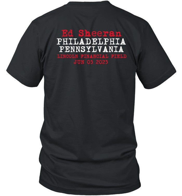 Philadelphia Pennsylvania Ed Sheeran Mathematics Tour 2023 Shirt