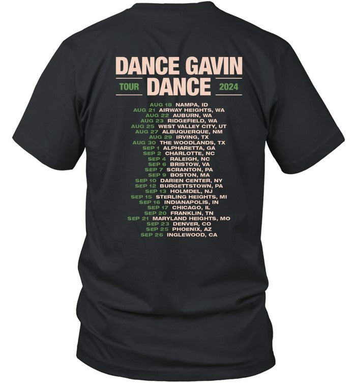 Dance Gavin Dance Strawberry Blossom Tour 2024 Concert Shirt