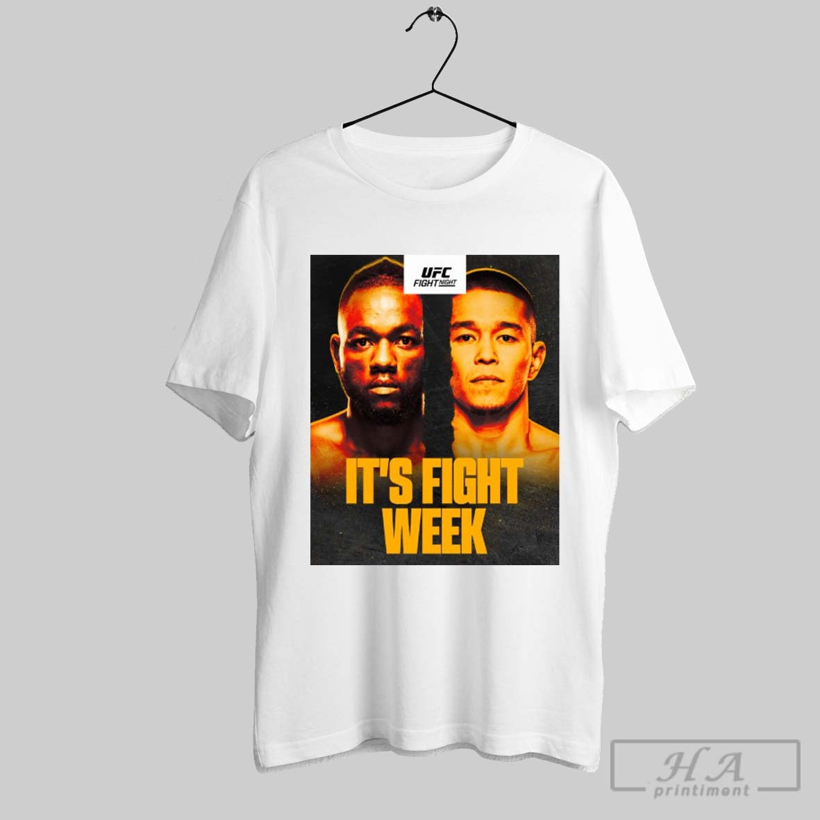 Poster Ufc Fight Night Vegas 103 Its Fight Week Manel Kape Vs Asu Almabayev Saturday Night Mar 1 2025 T Shirt