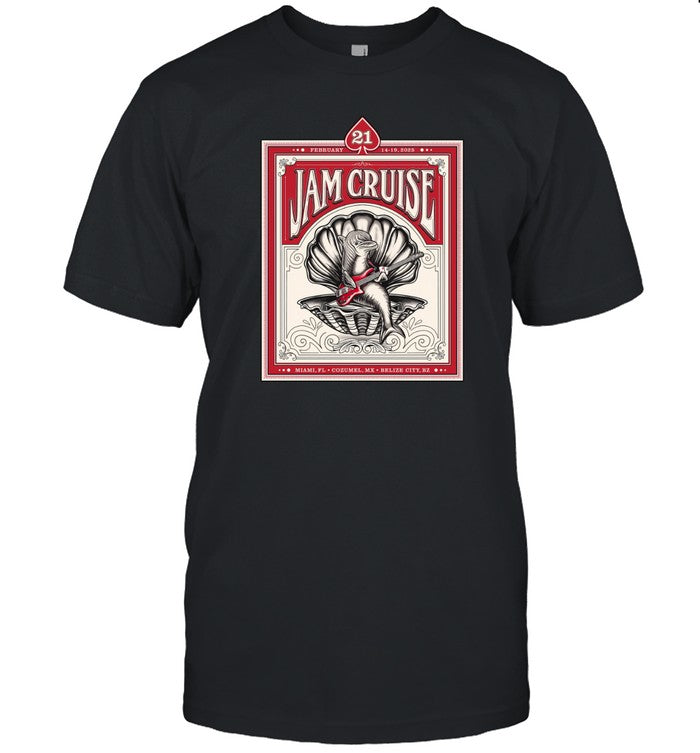 Jam Cruise 21 Feb 14-19 2025 Concert T Shirt