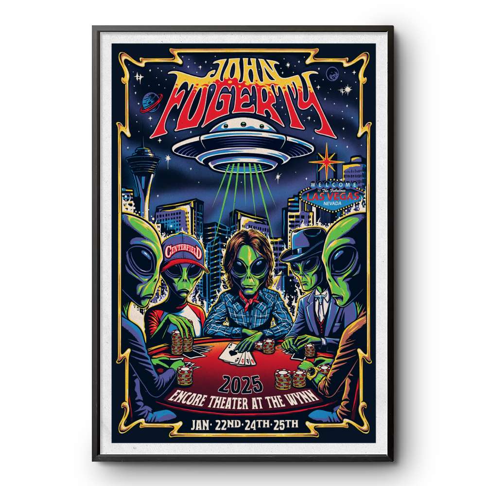 John Fogerty Encore at Wynn Las Vegas January 22 24 25 2025 Poster