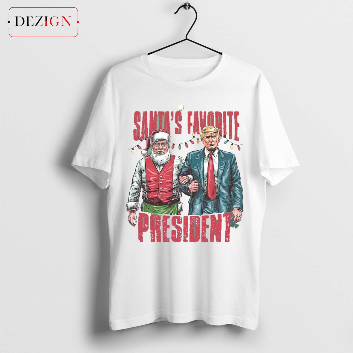 Santa_s Favorite President Shirt Comfort Colors®, Trump Christmas Sweatshirt, Santa Trump Shirt, Christmas Republican Sweater, Funny Trump