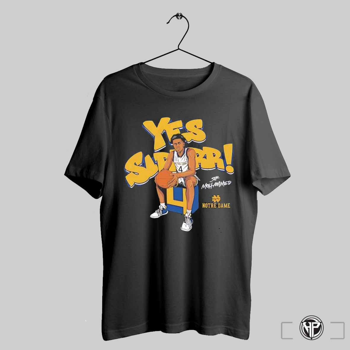 Sir Mohammed Notre Dame Fighting Irish Mens Basketball Shirt Trending Sweatshirt