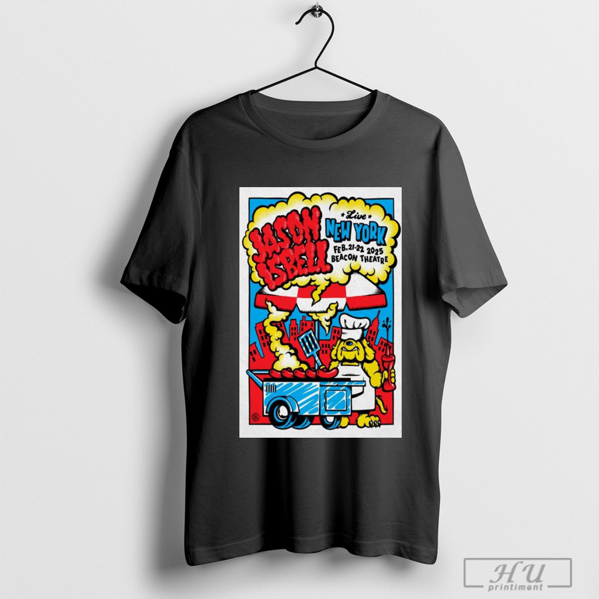 Poster Jason Isbell New York Ny February 21 2025 Beacon Theatre T Shirt Sweatshirt