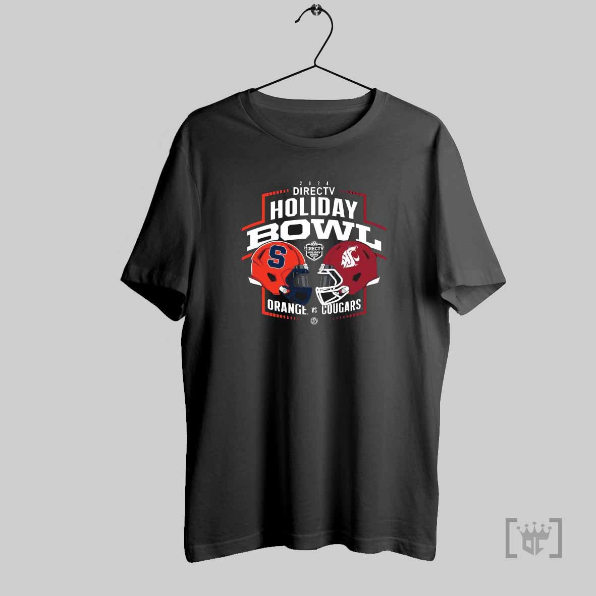 Syracuse Orange Vs Washington State Cougars 2024 Directv Holiday Bowl Head To Head Helmet T Shirts