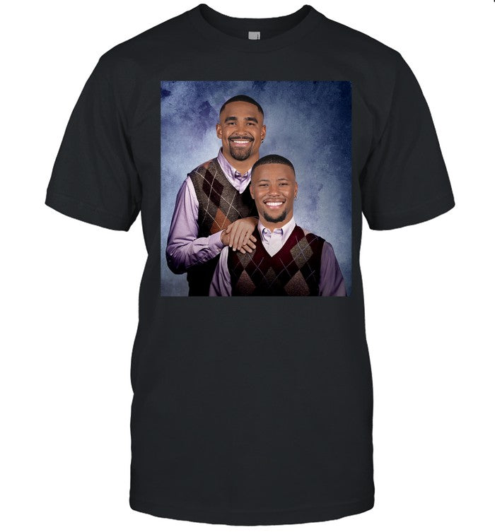 Jalen Hurts Saquon Barkley Shirt, Football Philadelphia Step Bros, Funny Gift Football