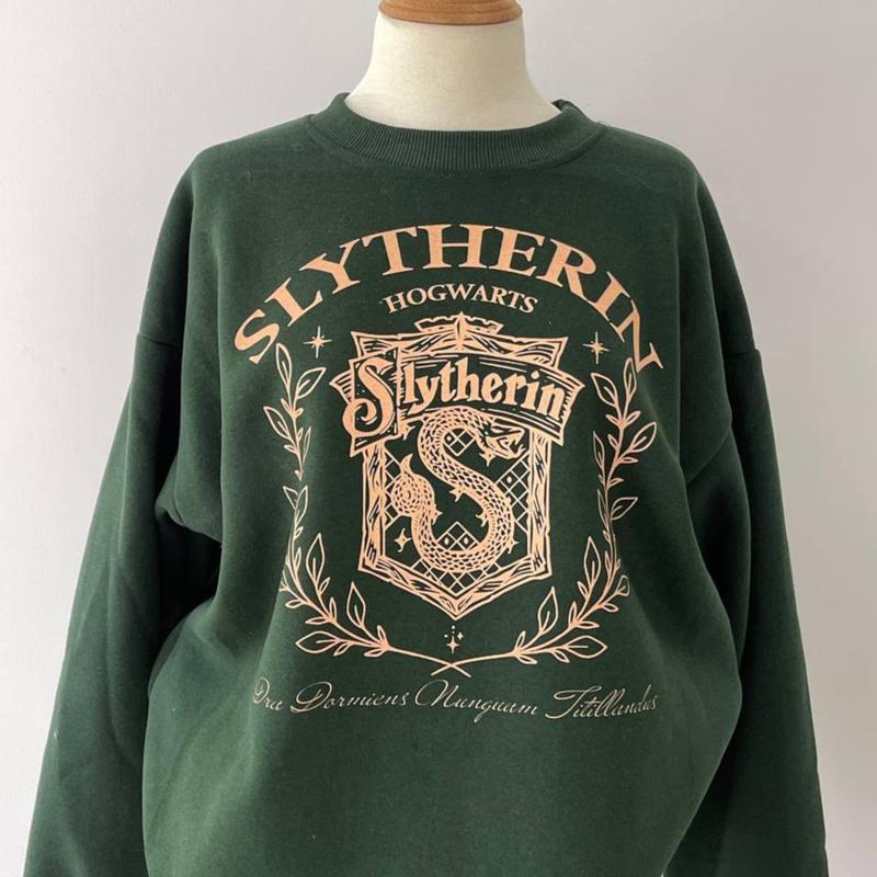 HP Vintage Wizard Houses Sweatshirt, Wizard Houses Unisex Shirt, Potterhead Shirt, Hogwarts Hoodie, gift for fan, Cotton Fit, For Men, Womenswear pot