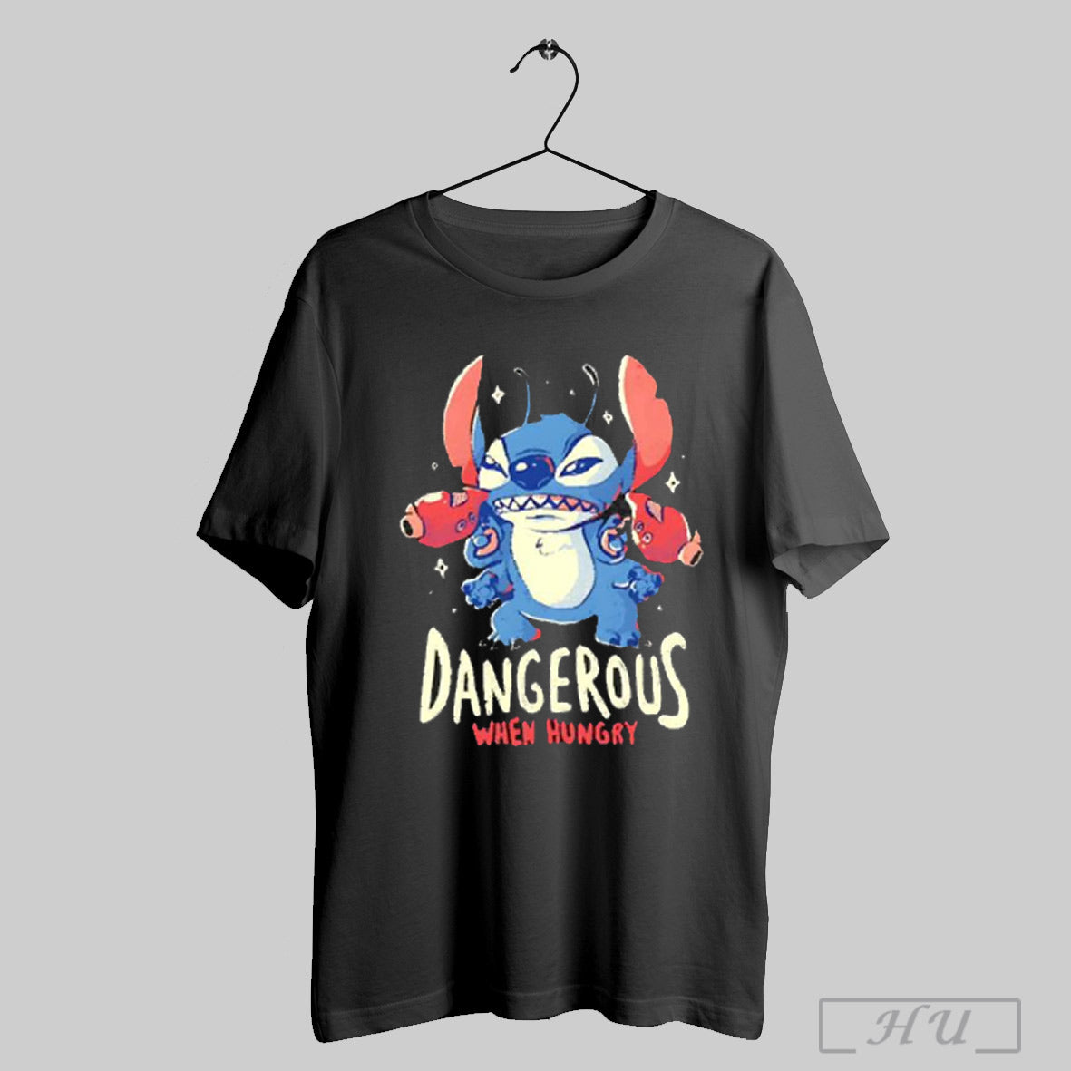 Stitch Dangerous When Hungry 2025 T Shirt Sweatshirt
