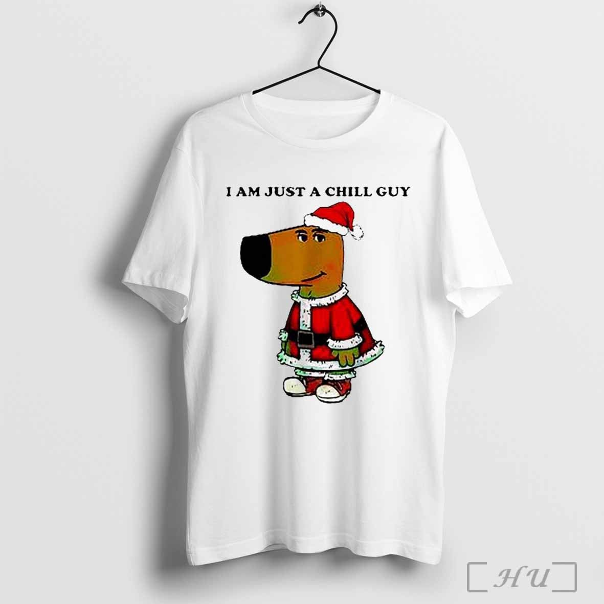 Santa Chill Guy I Am Just A Chill Guy Playful Holiday Apparel For Chill Enthusiasts Sweatshirt
