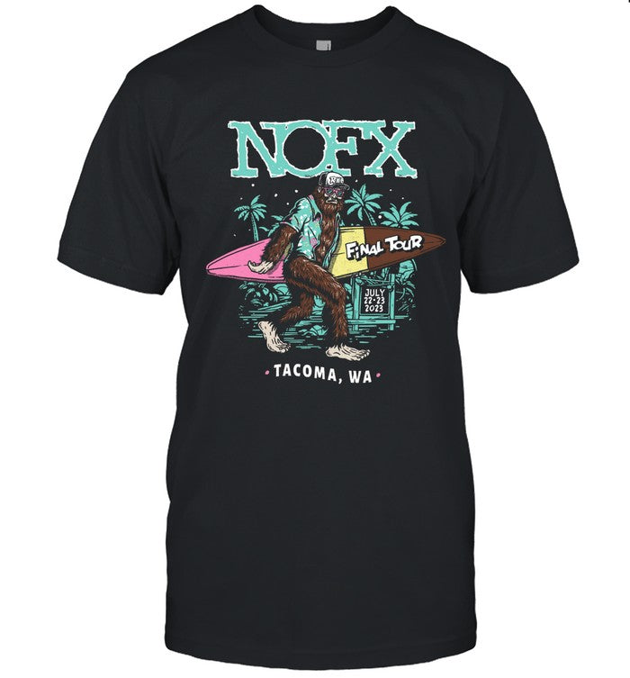Limited NOFX Final Tour July 22-23, 2023 Tacoma, WA Shirt