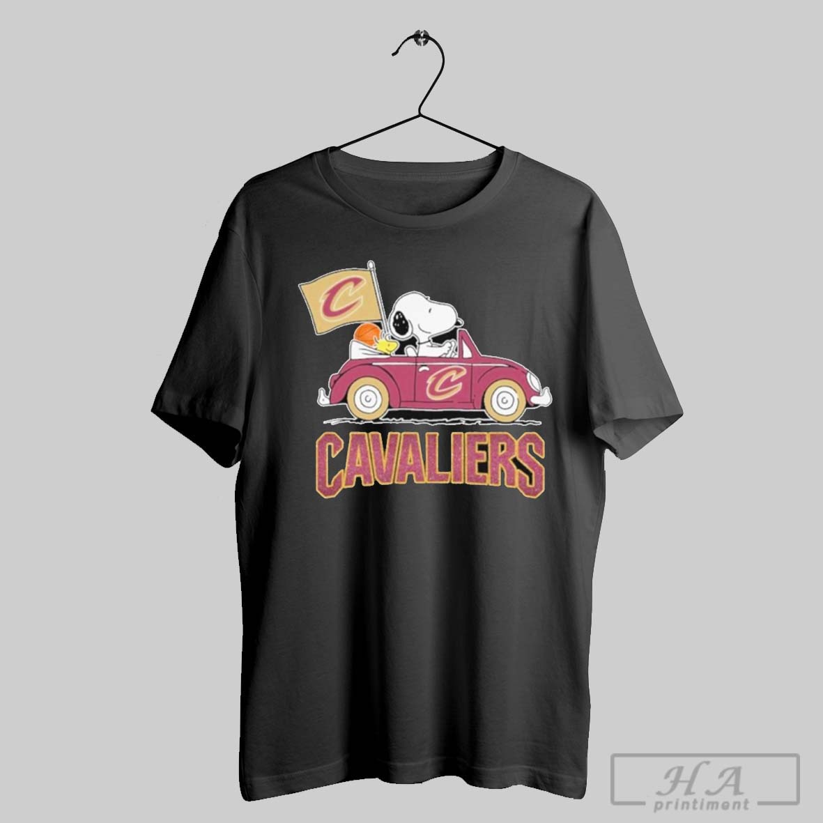 Snoopy X Cleveland Cavaliers Basketball Unisex T Shirts