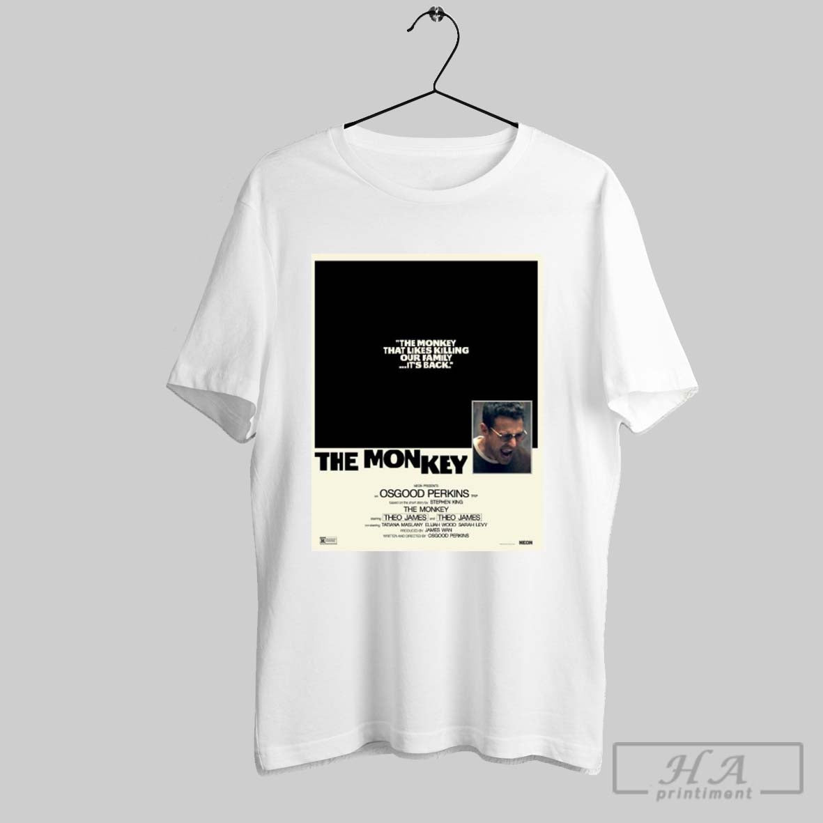 Poster The Monkey That Likes Killing Our Family Its Back Feb 21 2025 Osgood Perkins T Shirt