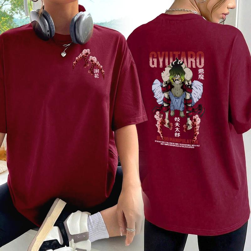 Gyutaro Upper Moon Demon Shirt, The Upper Rank Six Demon Sweatshirt Hoodie,Demon Slayer t-shirt, Kimetsu no Yaiba Shirt, Anime sweatshirt hoodie, Anim