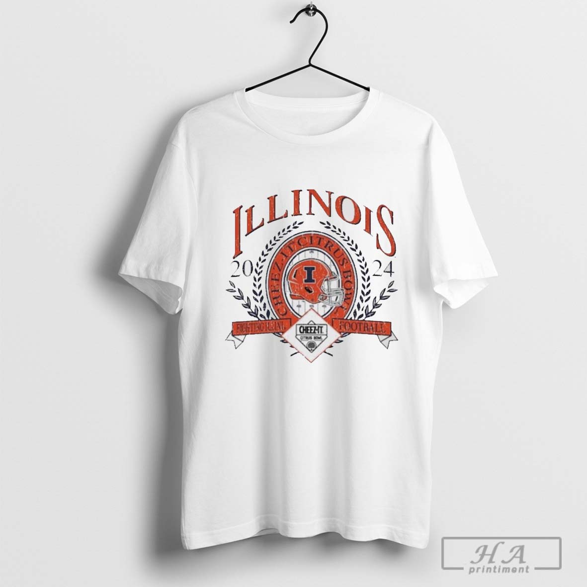 Premium Illinois Fighting Illini Blue 84 Unisex 2024 Citrus Bowl T Shirt