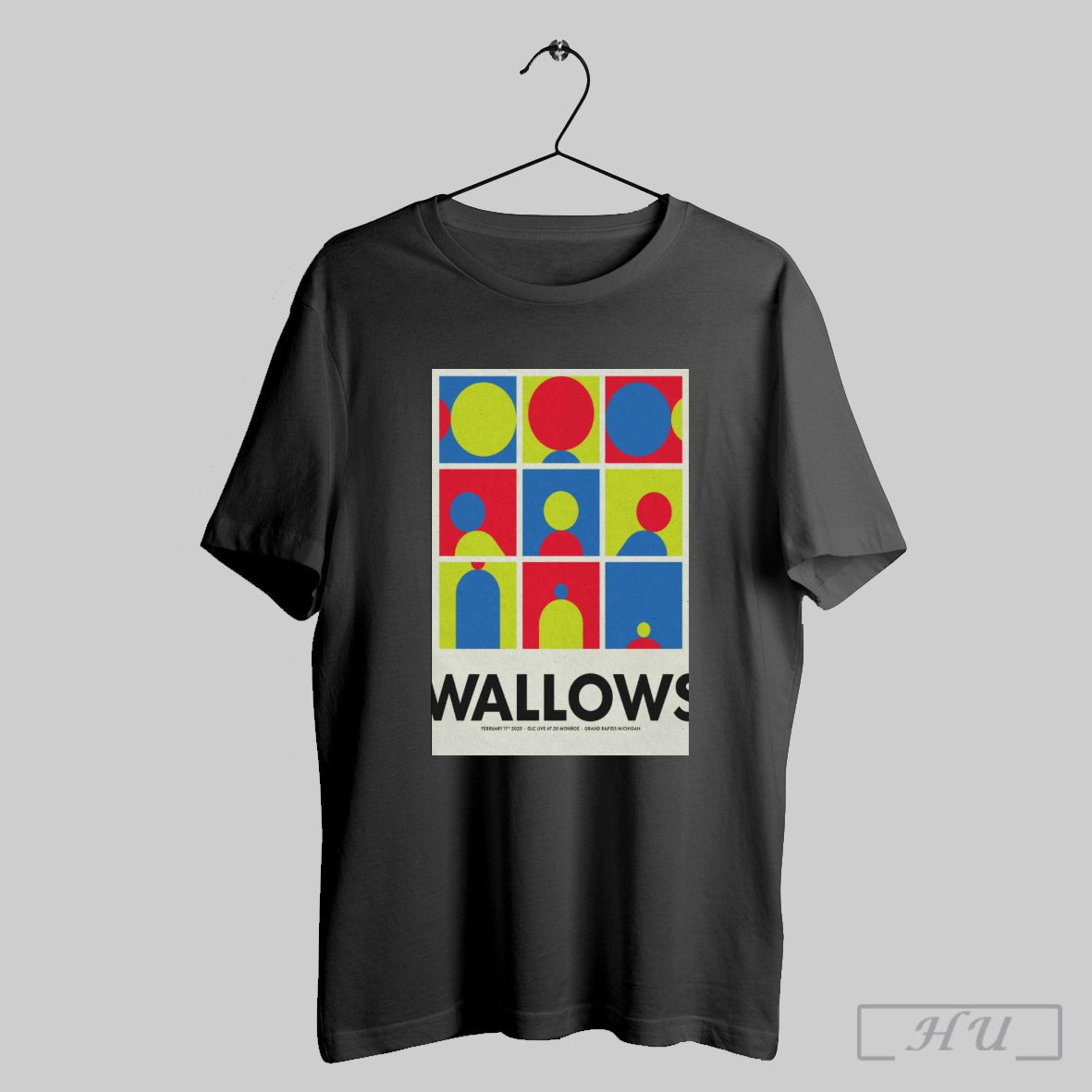 Poster Wallows Feb 11 2025 Glc Monroe Grand Rapids Mi T Shirt Sweatshirt