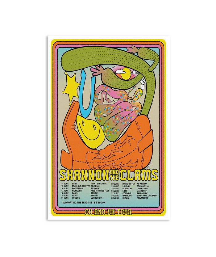 New Orleans Suspects EU And UK Tour 2023 Poster