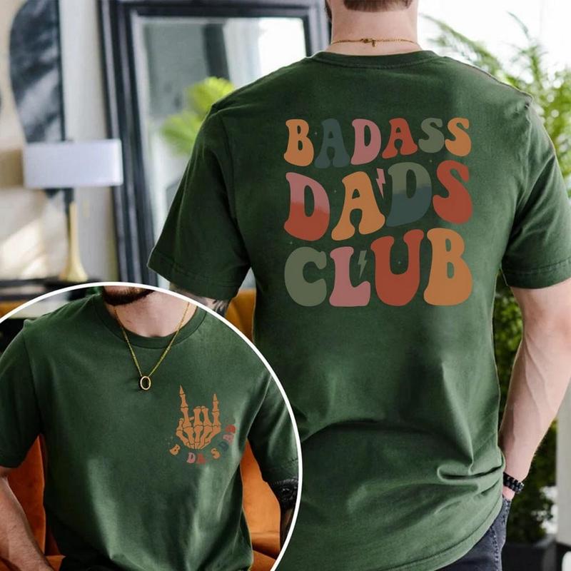 Badass Dads Club T-Shirt, Badass Dad Tshirt, Skeleton Hand, Trendy Dad Shirt, Cool Dad Gifts, Fathers Day Gift From Son, Dad Birthday Gift