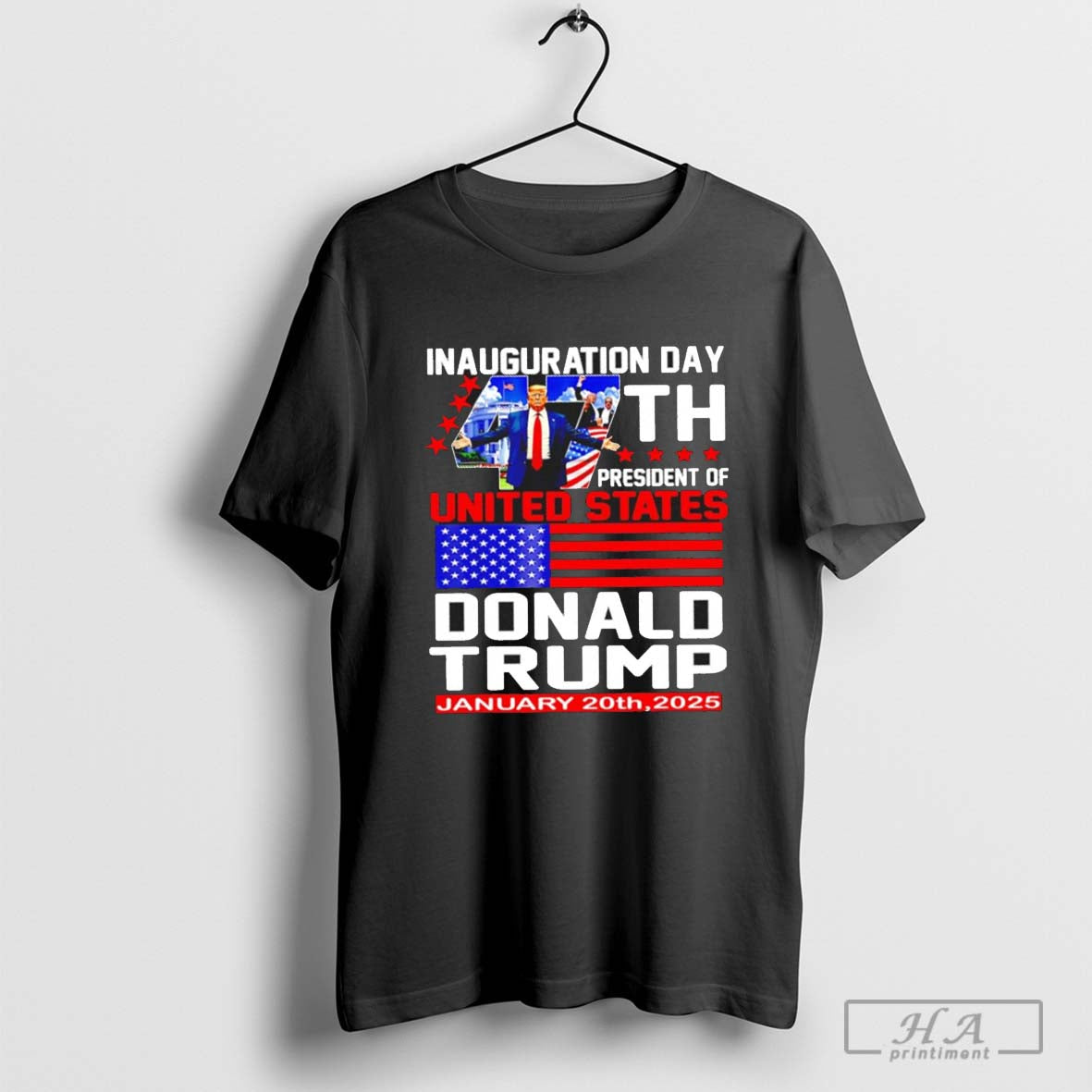 President Donald Trump Inauguration Day 2025 Memorabilia T Shirt