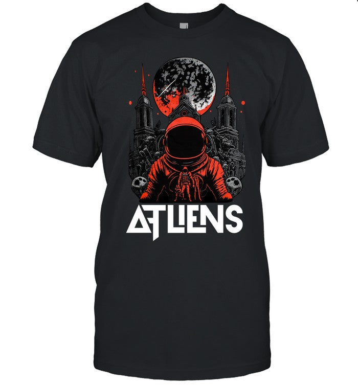atliens Space Cathedral Astronauts tour t shirt
