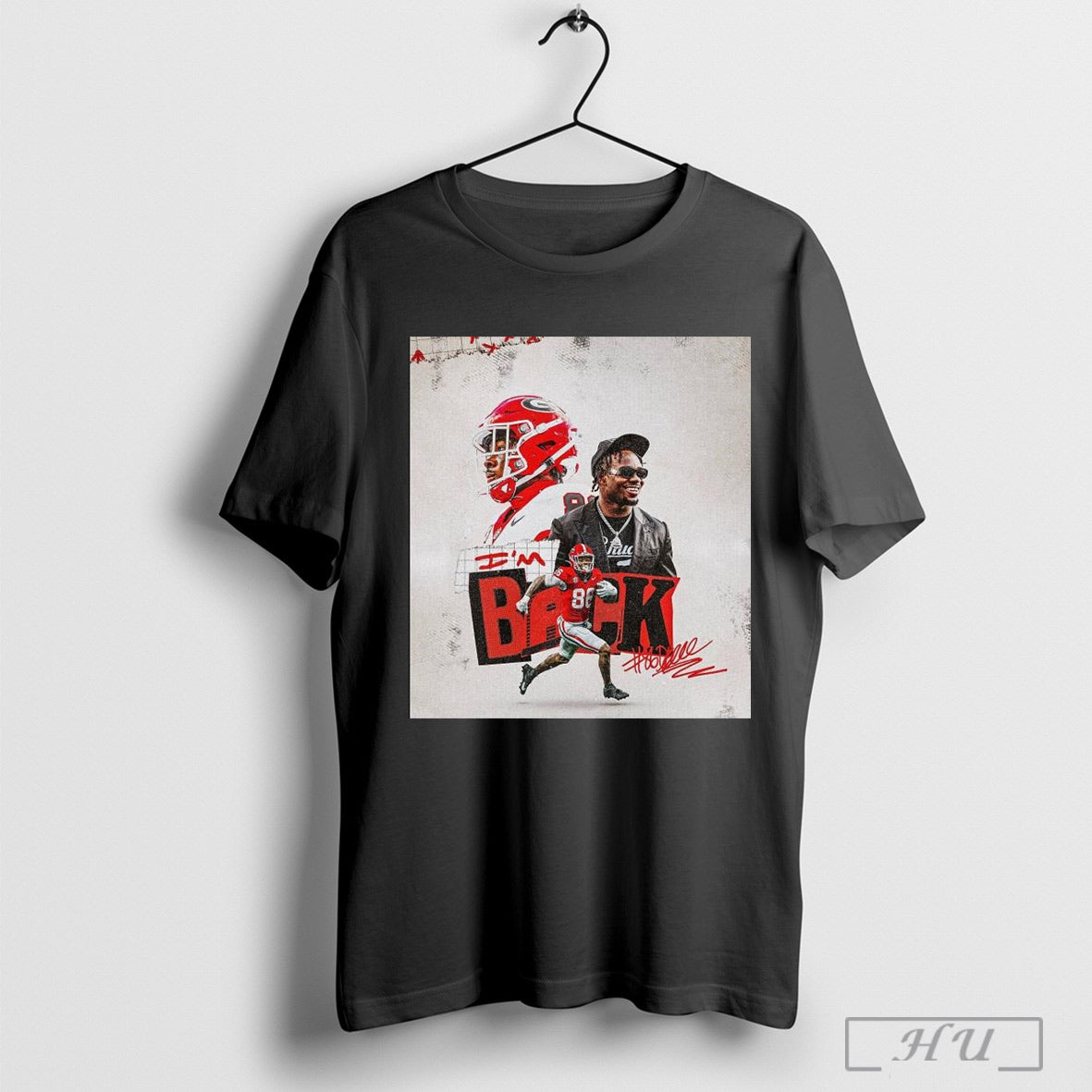 Poster Georgia Bulldogs Dillon Bell Number 86 Im Back In 2025 Signature T Shirt