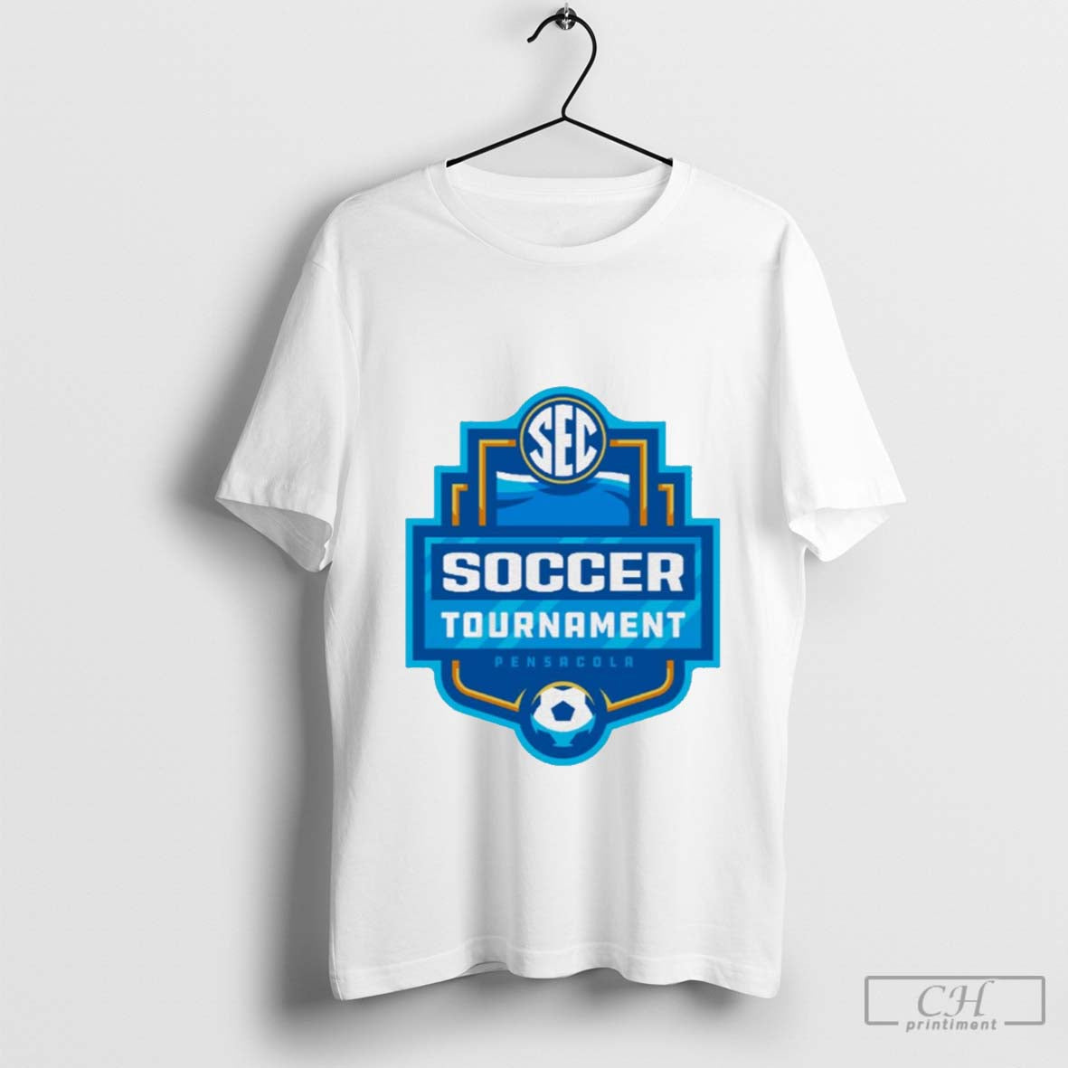 SEC Soccer Tournament Pensacola Logo 2024 New t-shirt