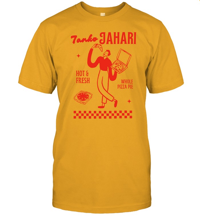 Impractical Jokers Tanko Jahari Hot & Fresh Whole Pizza Pie Shirt