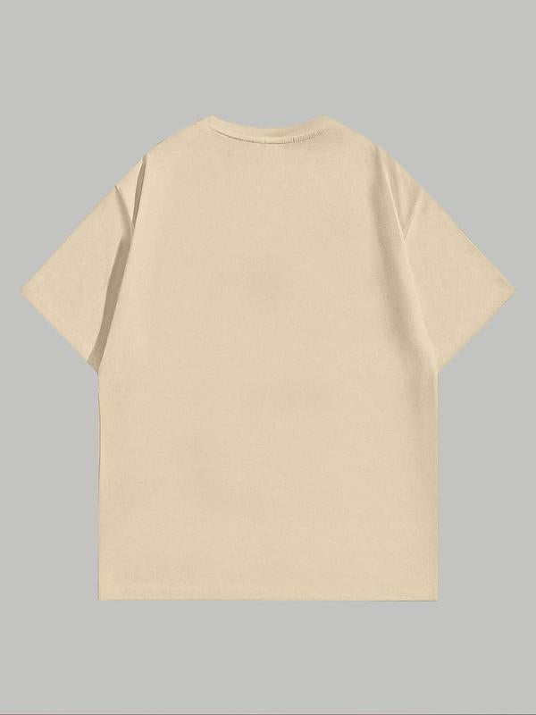 Women's Letter & Book Print Round Neck Tee, Casual Crew Neck Short Sleeve T-shirt, Ladies Summer Clothes for Daily Holiday Vacation Outdoor Wear