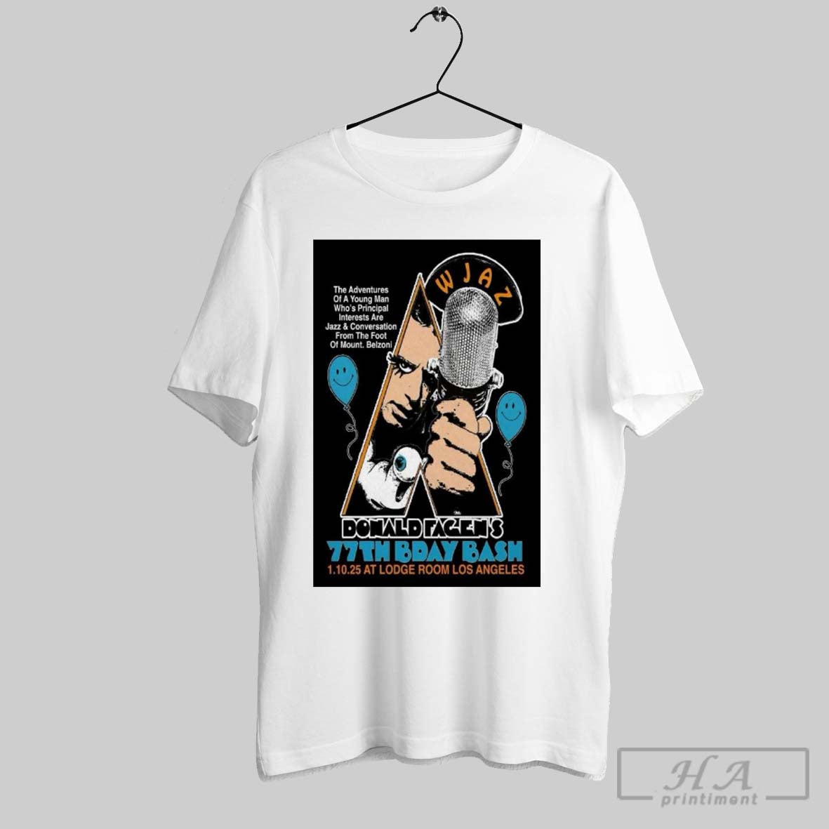 Poster Donald Fagens 77th Birthday Bash Lodge Room Highland Park In Los Angeles Ca January 10 2025 T Shirt