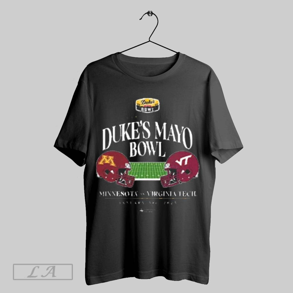 Premium Minnesota Football Vs Virginia Tech Football In 2025 Dukes Mayo Bowl On January 3rd 2025 Head To Head Unisex T Shirt