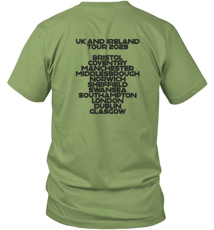 Arctic Monkeys Logo 2023 Tour Pistachio Shirt New