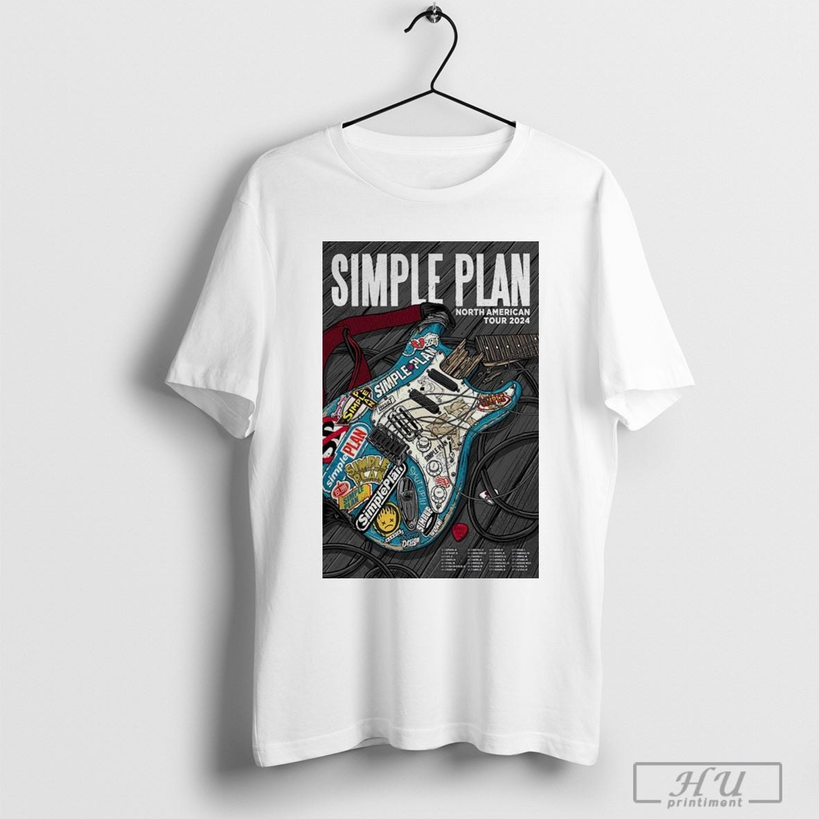 Simple Plan Tour North American 2024 T-shirt