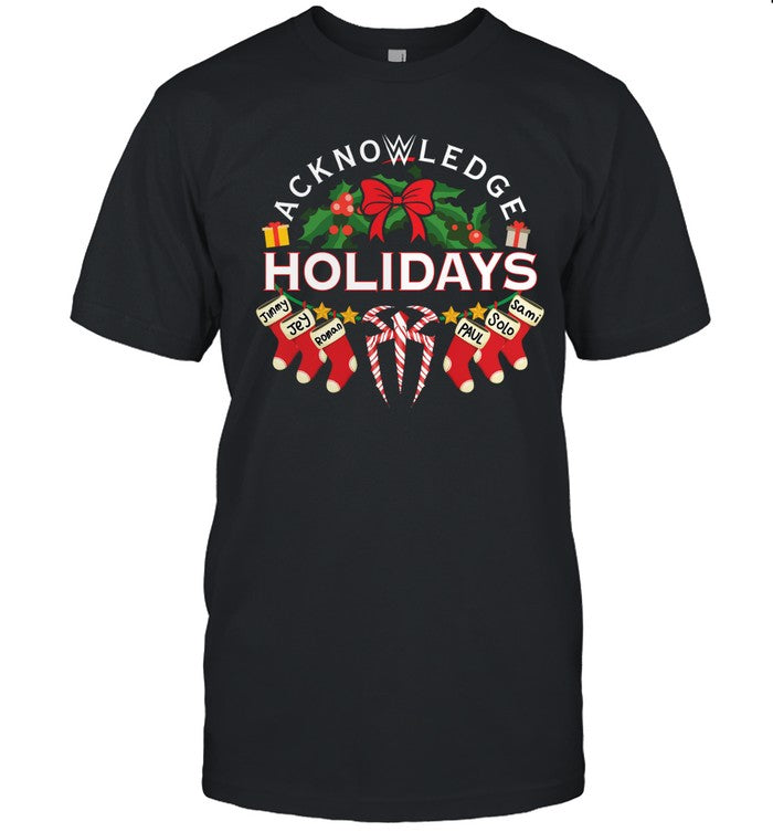 Acknowledge The Holidays Shirt, Acknowledge The Bloodline Holidays Tee