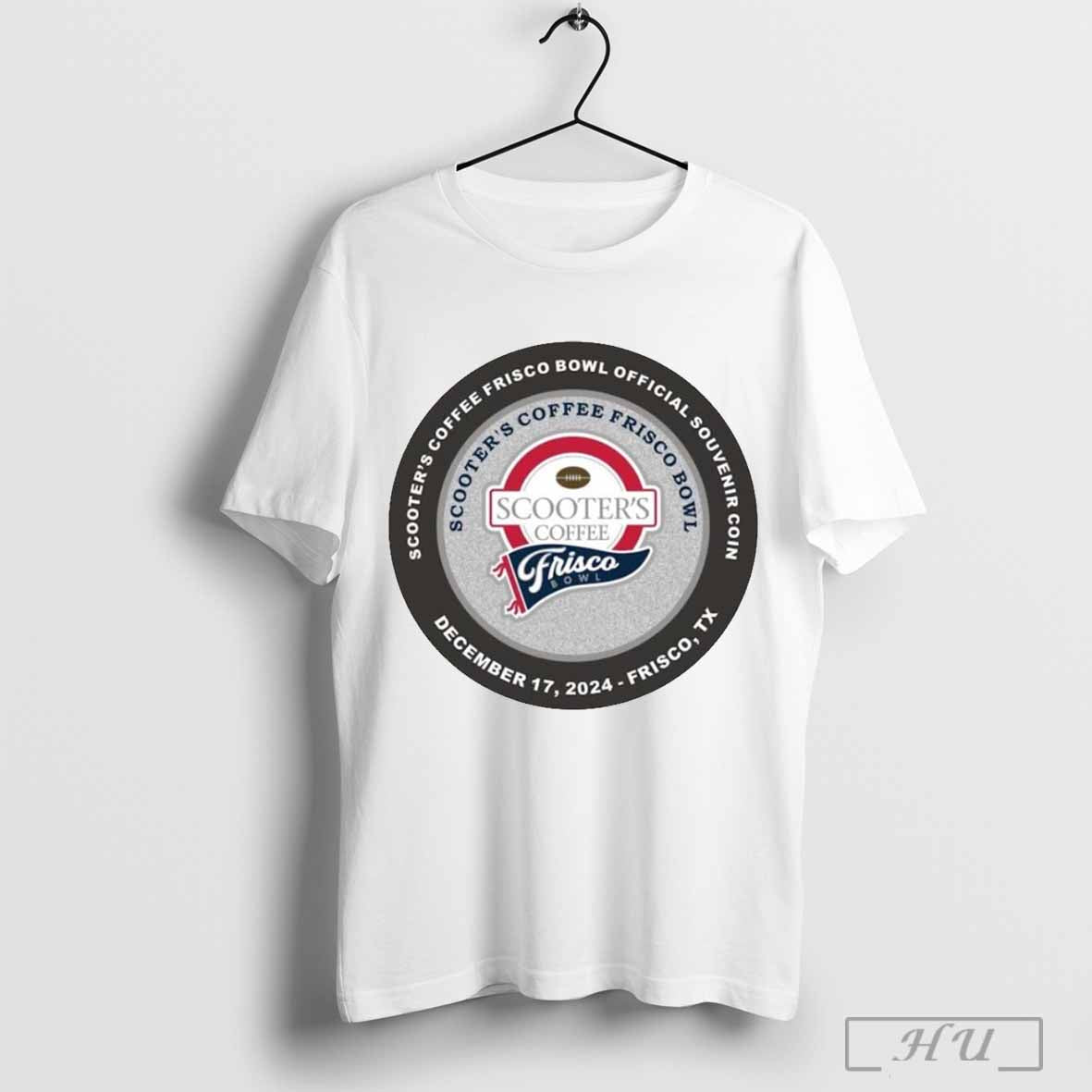 Scooters Coffee Frisco Bowl Souvenir Coin December 17 2024 Frisco Tx Circle Graphic T Shirt