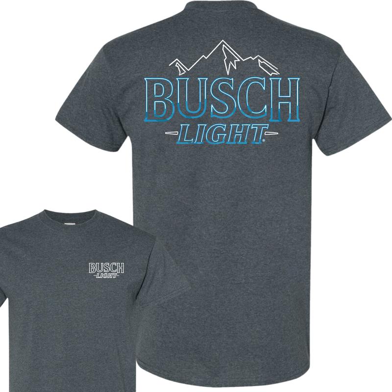 Busch Light Neon Sign Logo T-Shirt, Full Color T-Shirt, Unisex T-Shirt, For Men, For Women