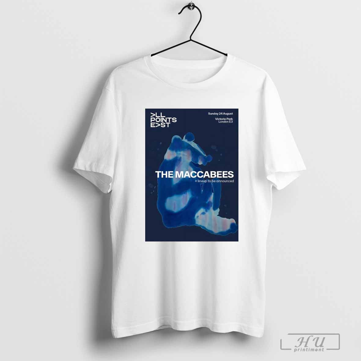 Poster The Maccabees All Points East 2025 Tour London Victoria Park T-shirt