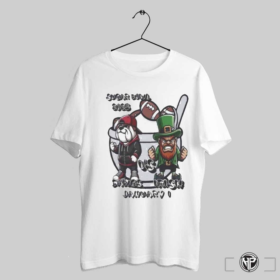 Sugar Bowl 2025 Dawgs Irish January 1 Shirt Trending Sweatshirt