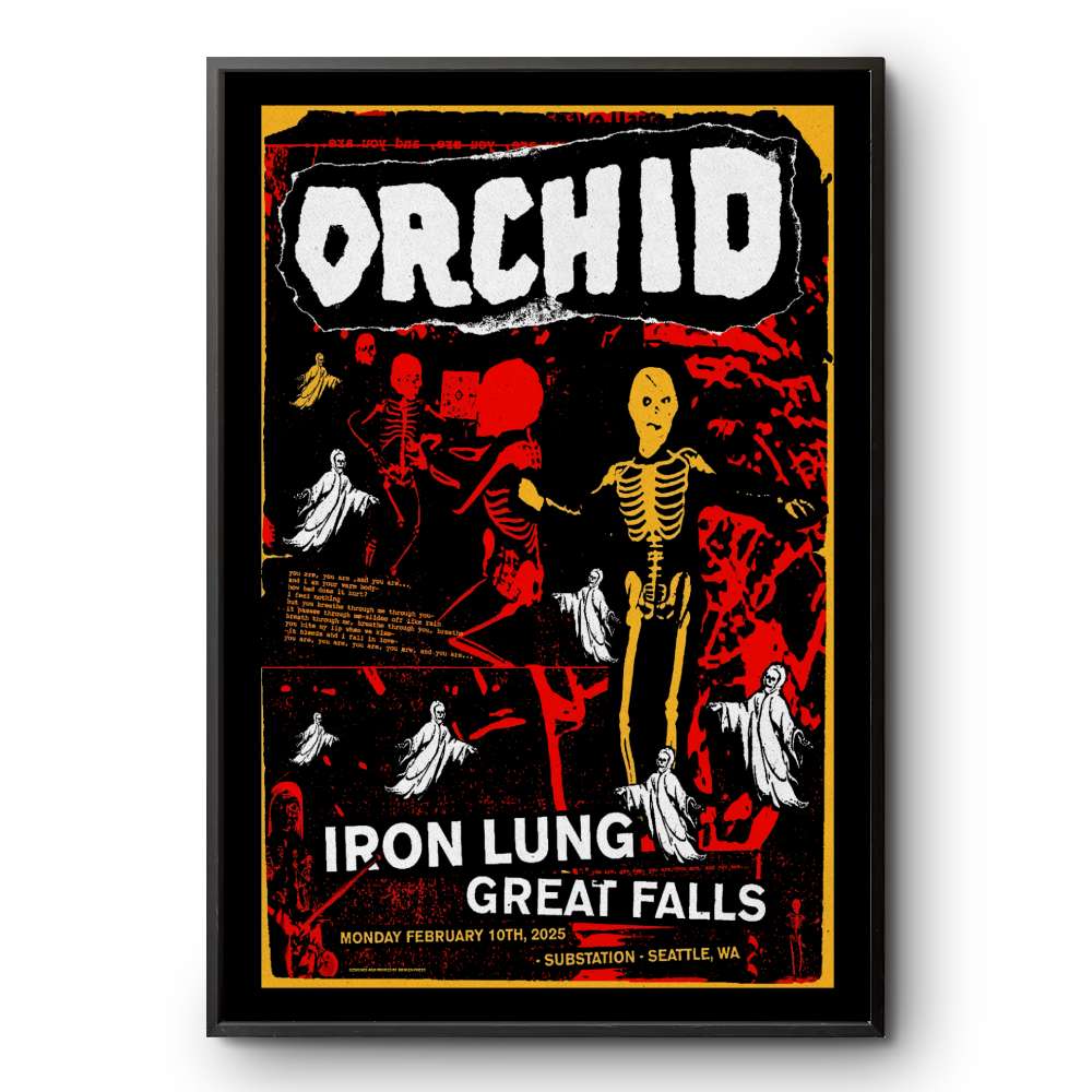 Seattle WA February 10 2025 Orchid Substation Seattle Poster