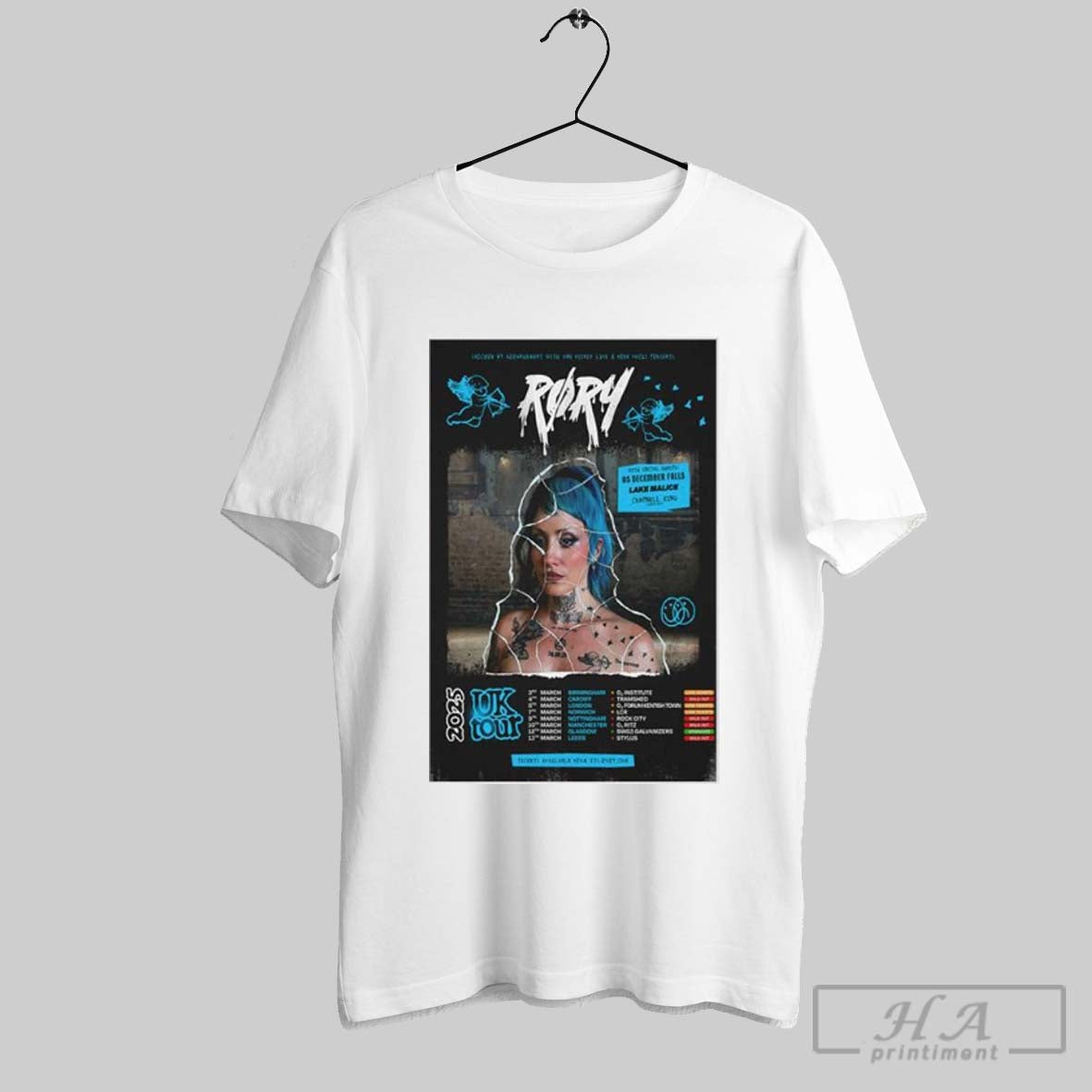 Roxy Uk Tour March 2025 Shirt
