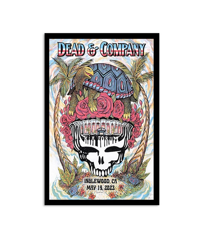 Dead & Company Summer Tour 2023 Kia Forum Inglewood Ca Poster